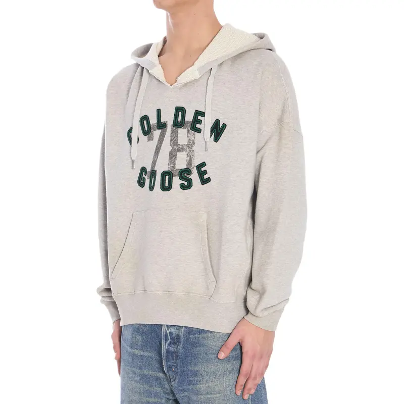 Golden Goose Liived In Effect Drawstring Hoodie-3