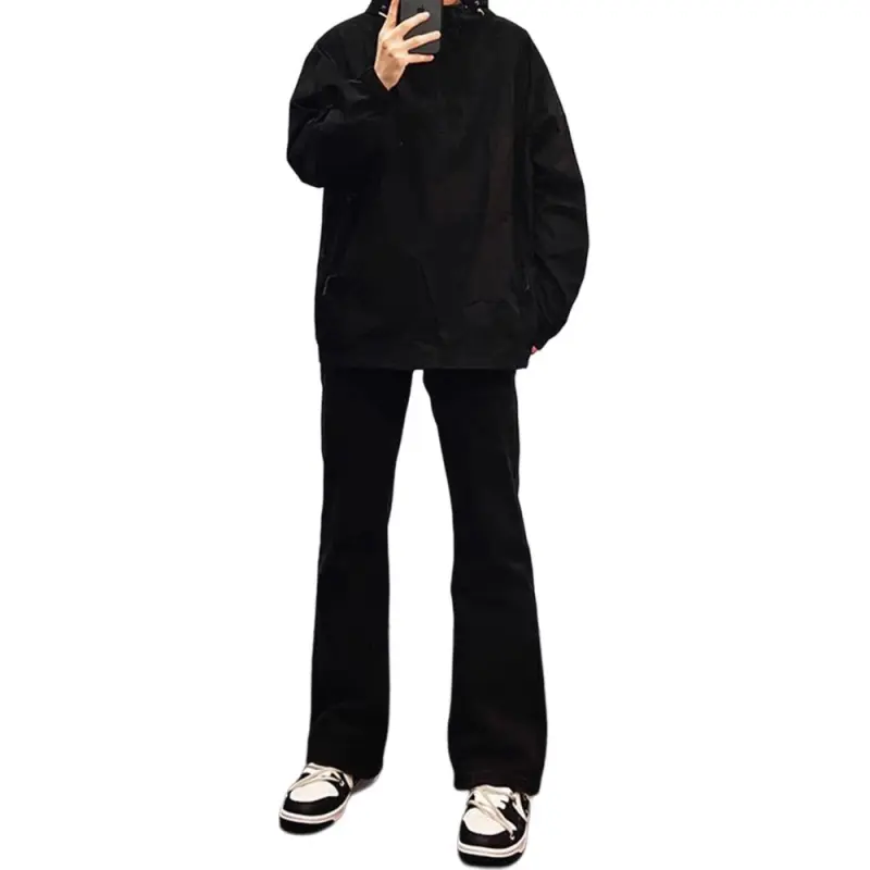 DUATOGE Jeans Men Carbon Black -1
