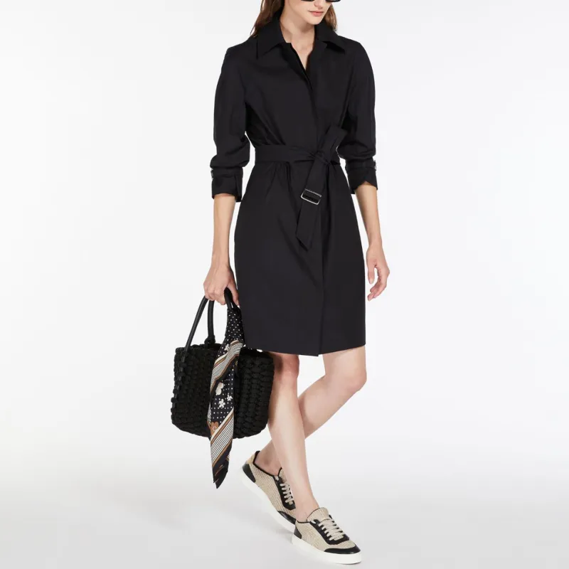 MaxMara Long Sleeved Dresses Women's Black-3