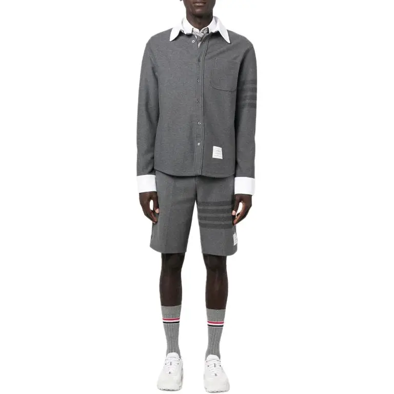 THOM BROWNE Cotton Long sleeved Shirt-1