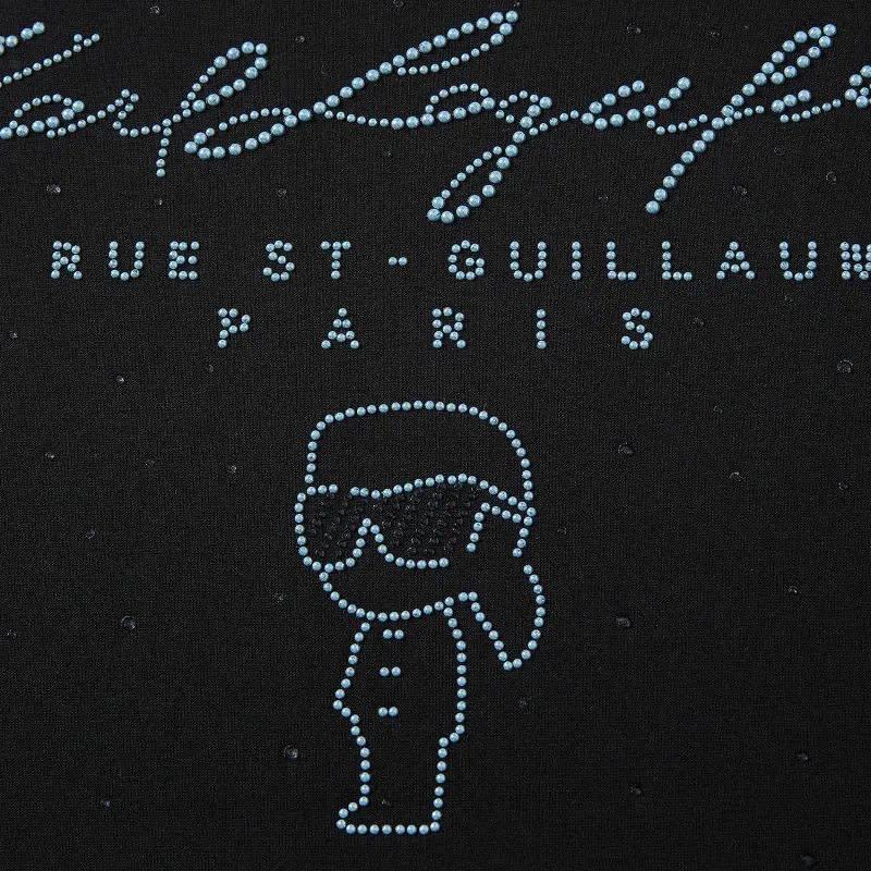 KARL LAGERFELD SS25 T Shirt Men's Black-3