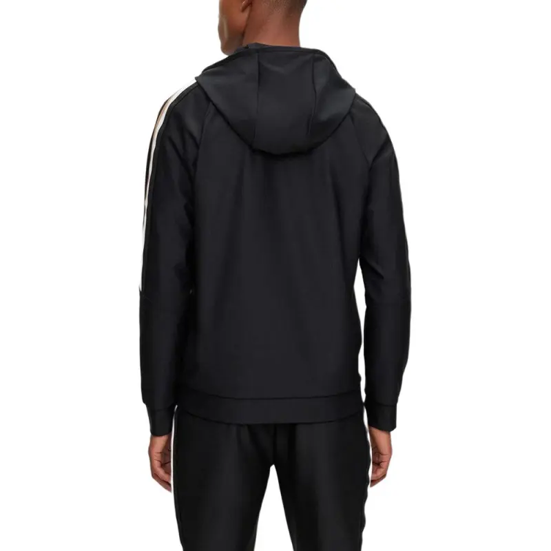 HUGO BOSS Logo Printed Zipped Hoodie-3