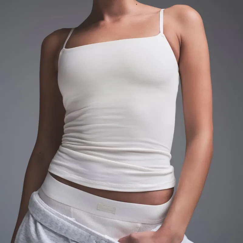 SKIMS SS25 COTTON JERSEY CAMI Camisole Women's MARBLE/Marble-3