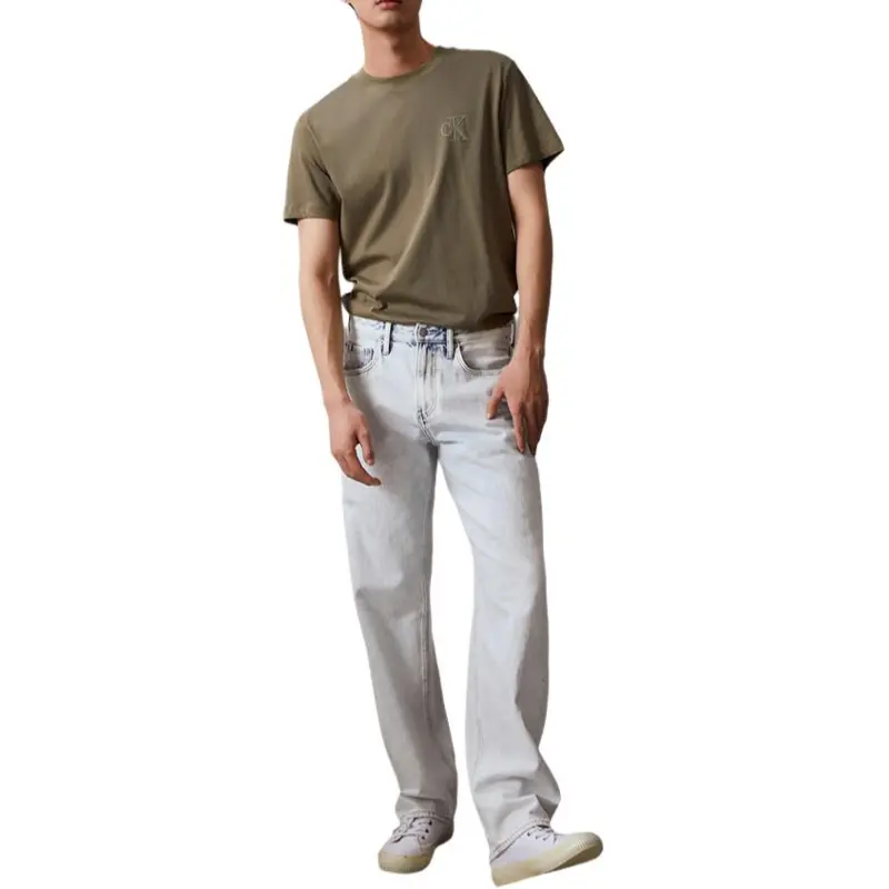 Calvin Klein T Shirts Unisex Army Green-2