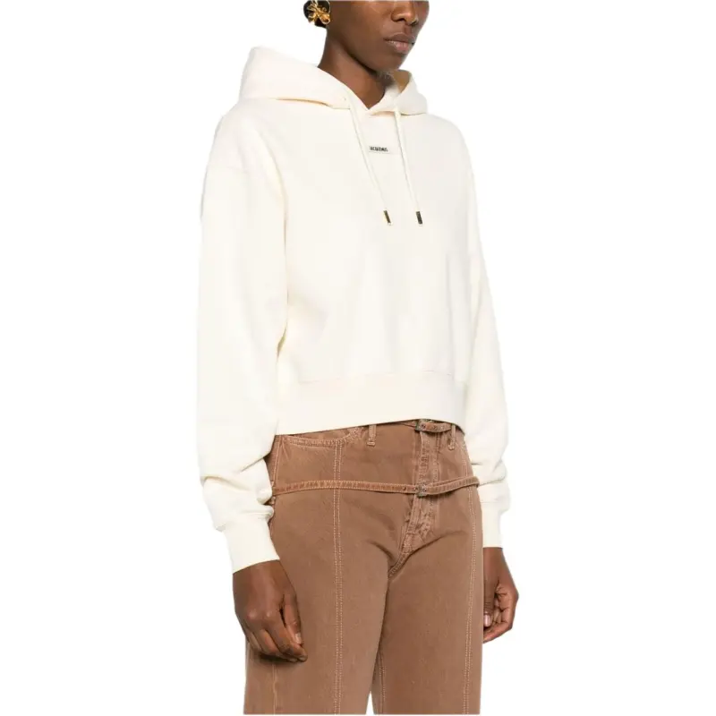 Jacquemus Logo Patch Drawstring Hoodie-3