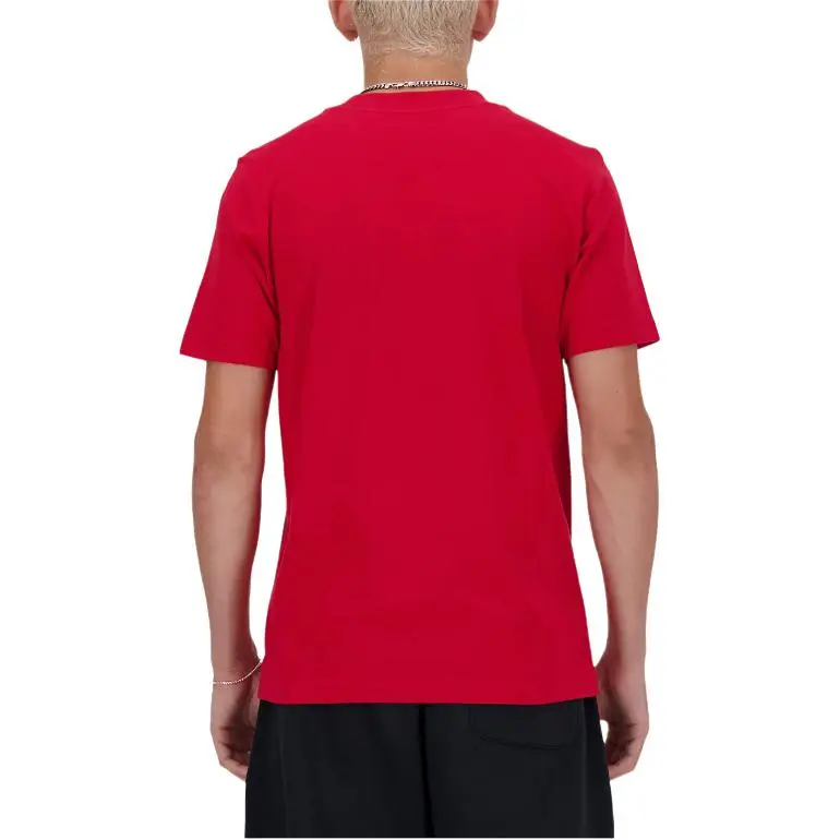 New Balance Sport Essentials Logo T Shirt T Shirt Men's Red-4