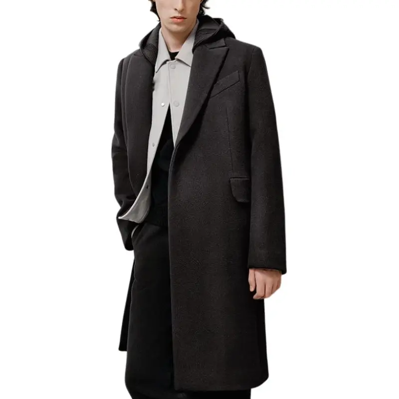 PEACEBIRD MEN x Juan Salazar Coats Men's Brown-4