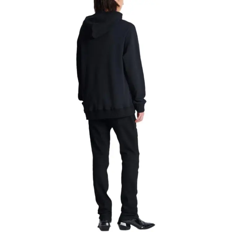 BALMAIN Letter Embellished Drawstring Hoodie-2