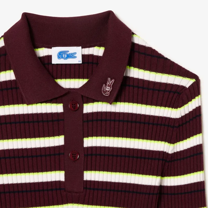 LACOSTE X Netflix Co brand Sweaters Women's Red-1