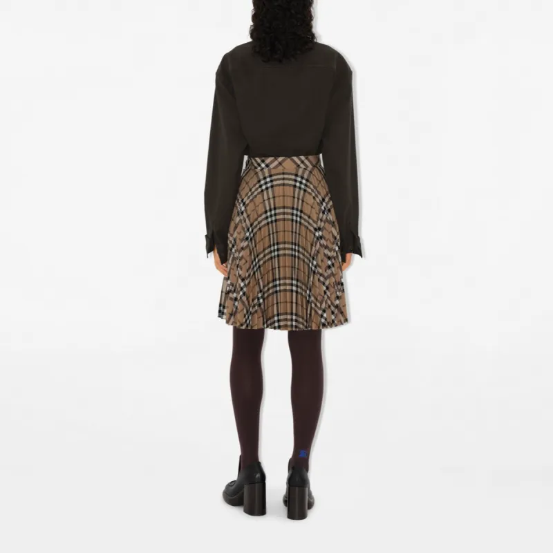 Burberry Casual Long Skirt Women's Beechwood Color-2