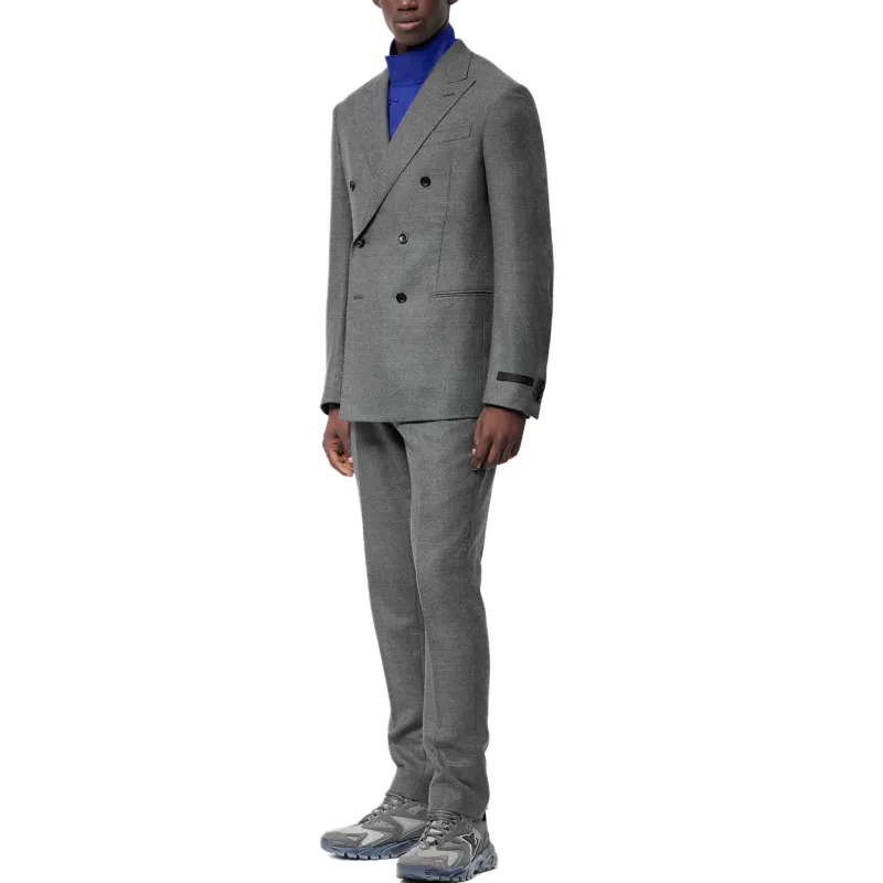 LOUIS VUITTON Double Breasted Cashmere And Wool Blend Pont Neuf Jacket-3