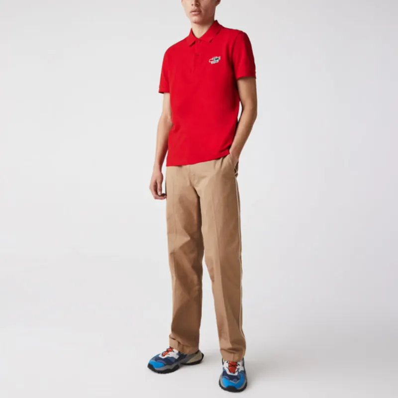 LACOSTE Polo Shirts Men Red-1
