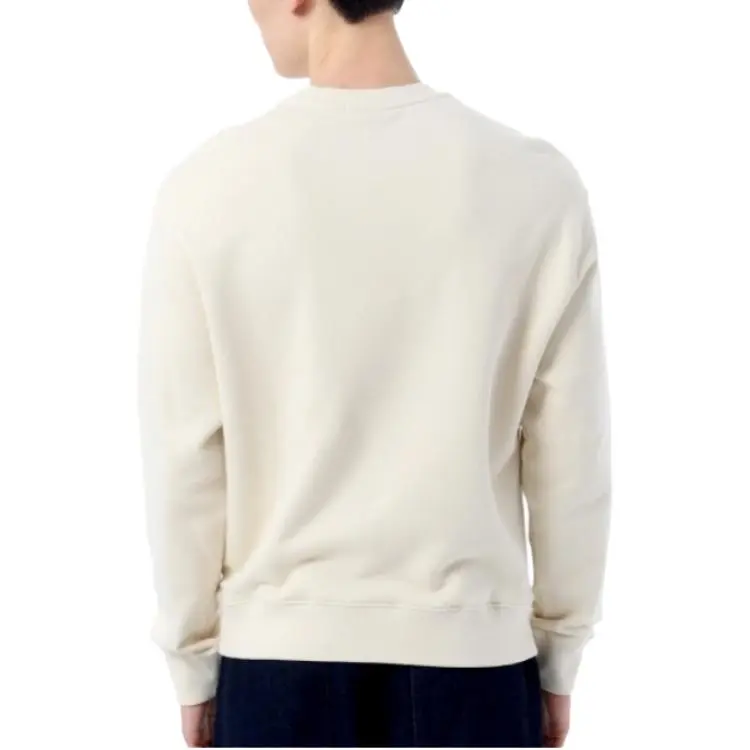 Maison Kitsune Sunflower Motif Long Sleeve Sweater-1