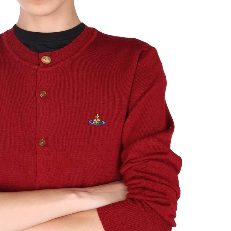 Vivienne Westwood Orb Embroidered Knitted Cardigan-5