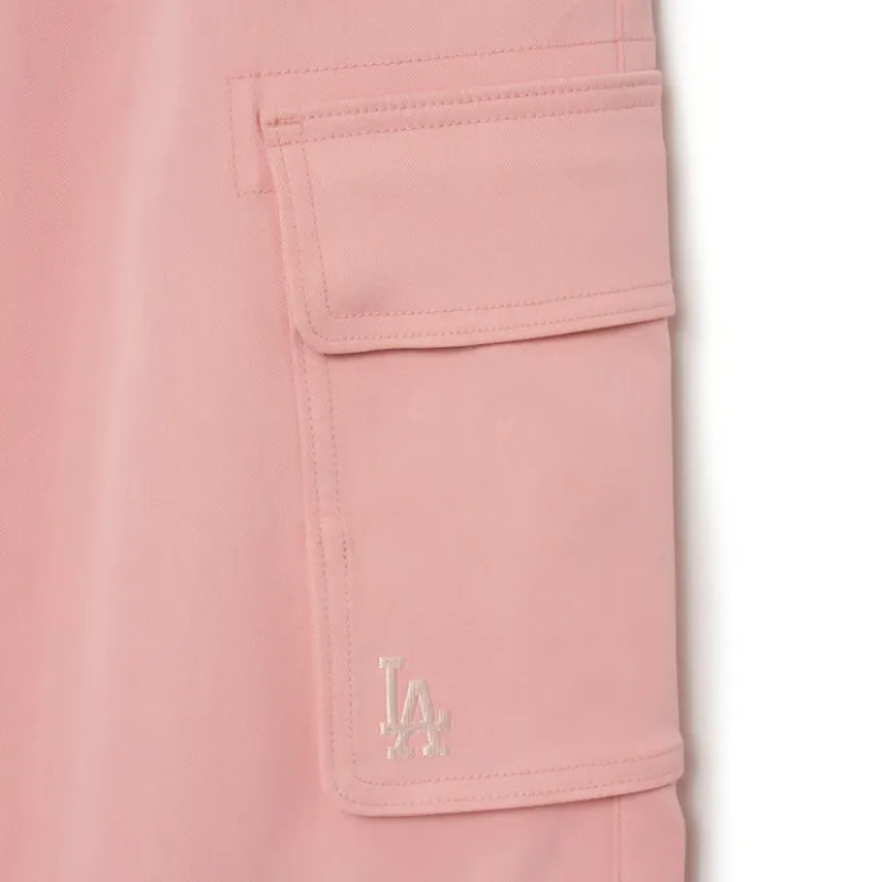MLB Los Angeles Dodgers Cargo Pants Women's Pink-4