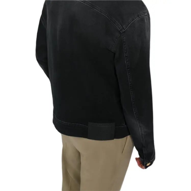 VERSACE FW24 Denim Jacket Men's Black-4