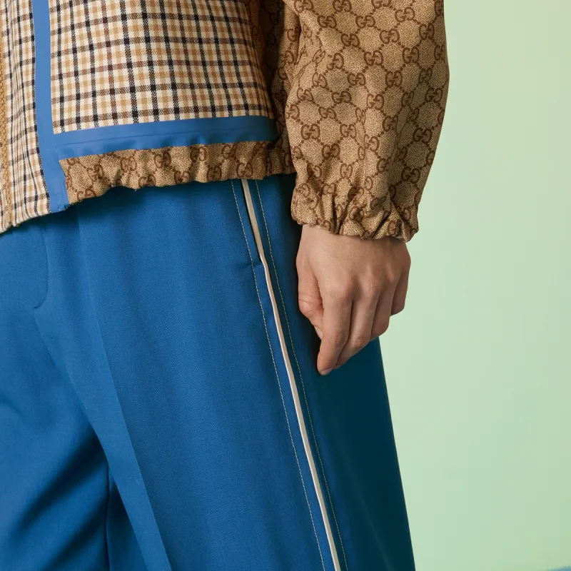 GUCCI Casual Pants Men Blue-3