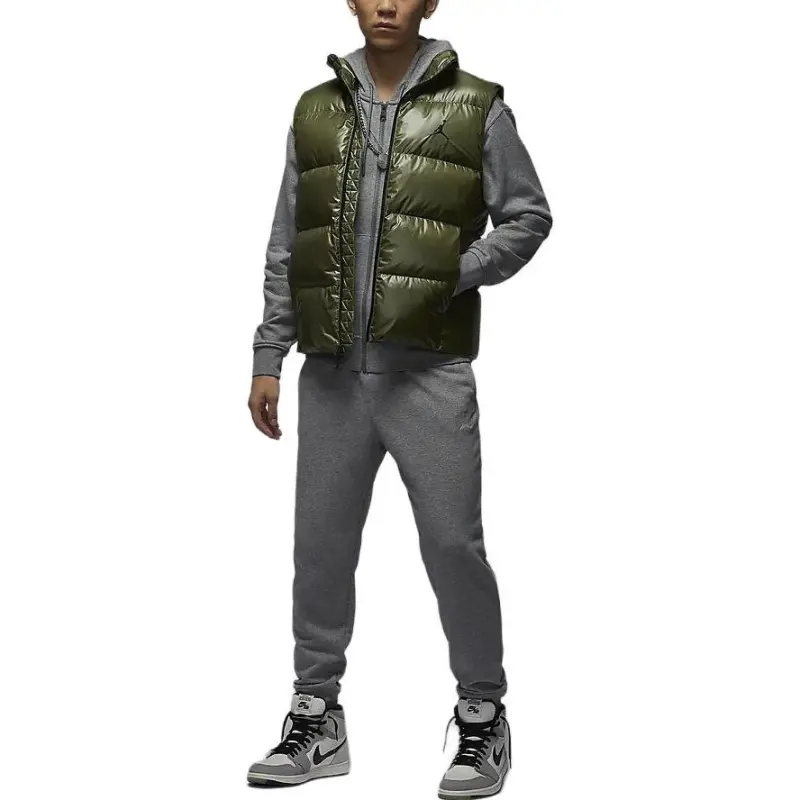 Jordan Flight Therma-FIT Vest Men's Medium Olive Green-3