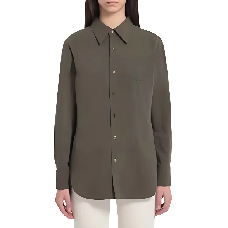 SAINT LAURENT Cassandre Button Up Shirt-2