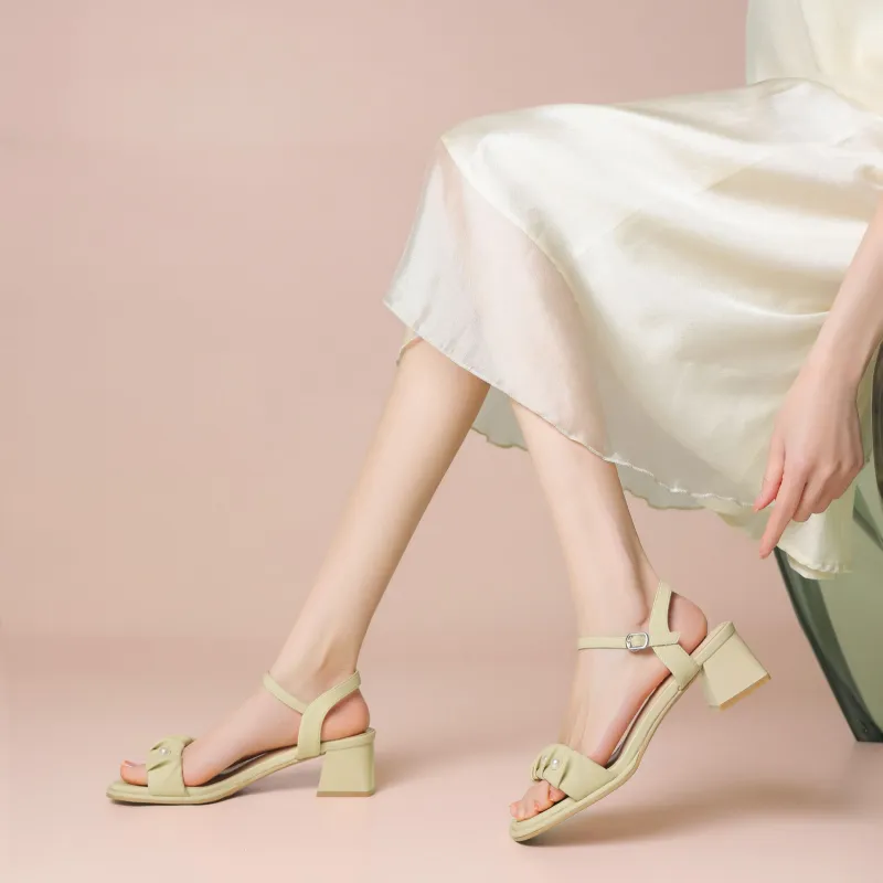 JOSINY Strap Sandals 4.6cm Women's Ecru/Light Yellow-12