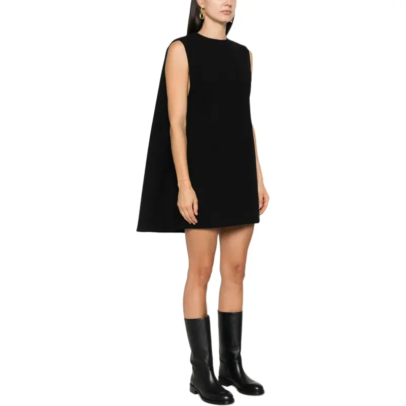 GUCCI Wool Crepe Mini Dress-3