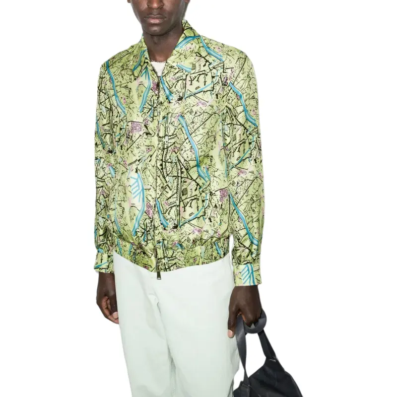 FENDI Map Reversible Shirt Jacket-4