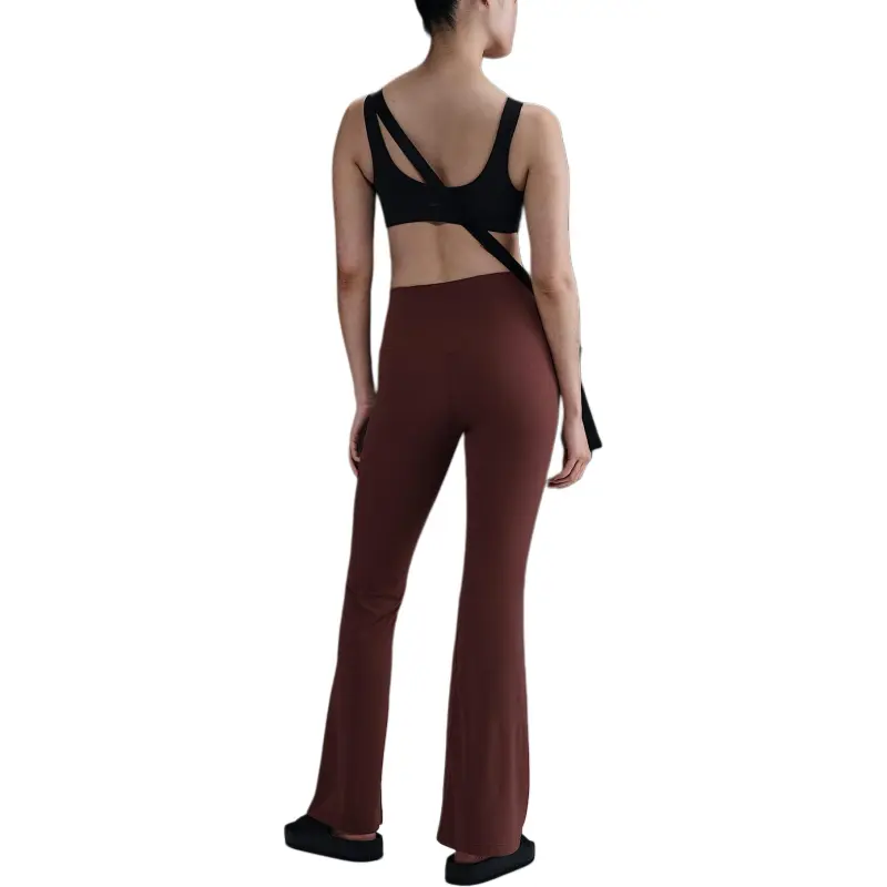 Nike Zenvy Leggings Women's Red/Tan/Black-2