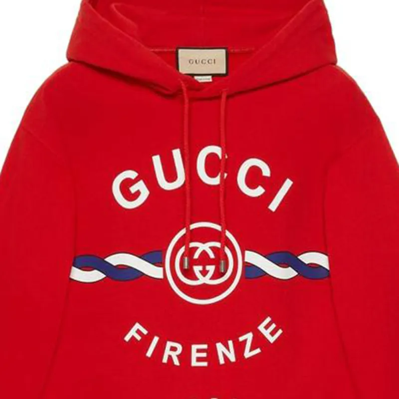 GUCCI Firenze 1921 Hooded Sweatshirt-2