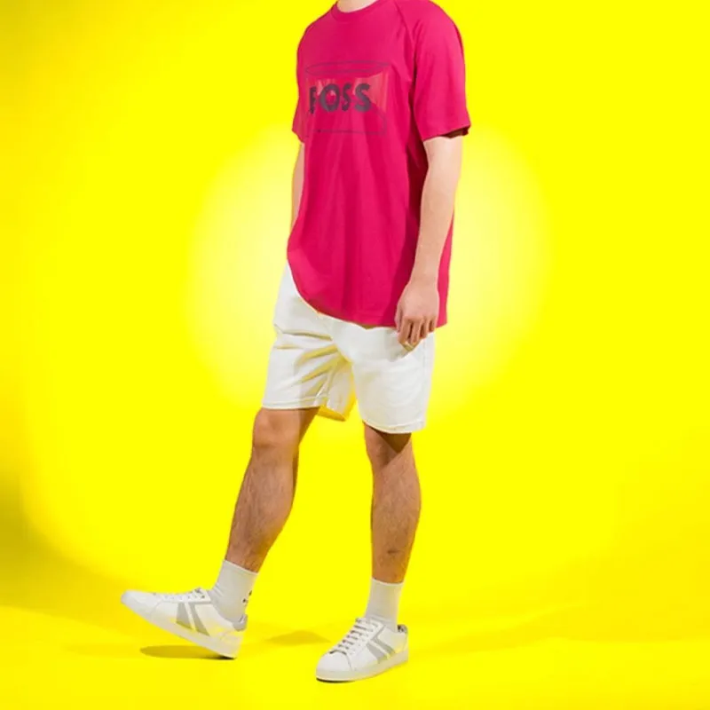 HUGO BOSS T Shirts Men Pink-6