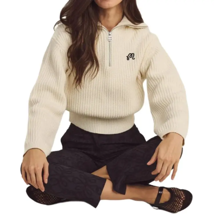 MALBON GOLF Logo embroidered Sweater-4