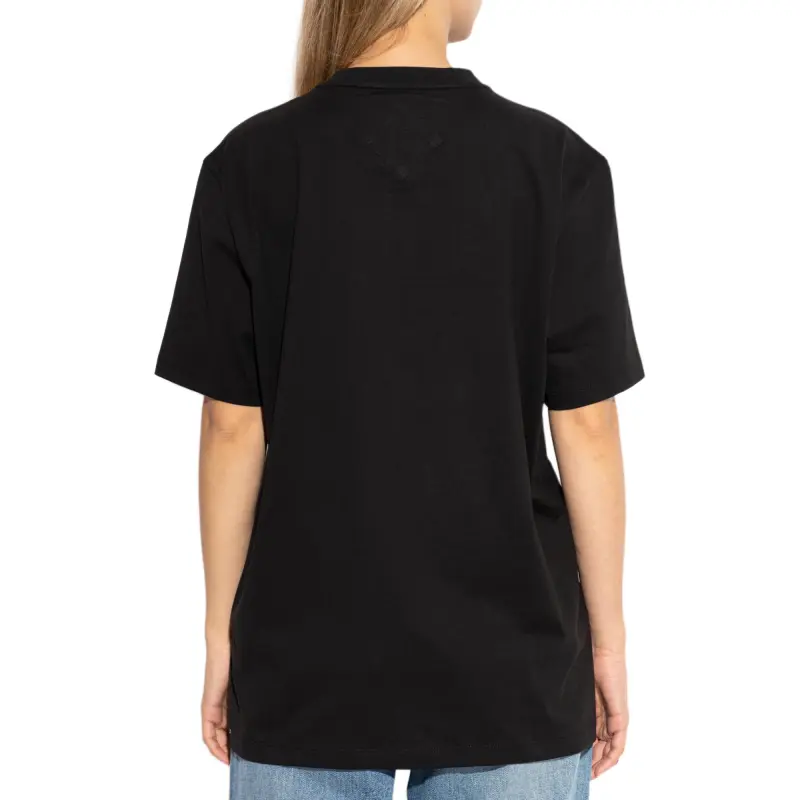 MCM Logo Printed Crewneck T Shirt-4