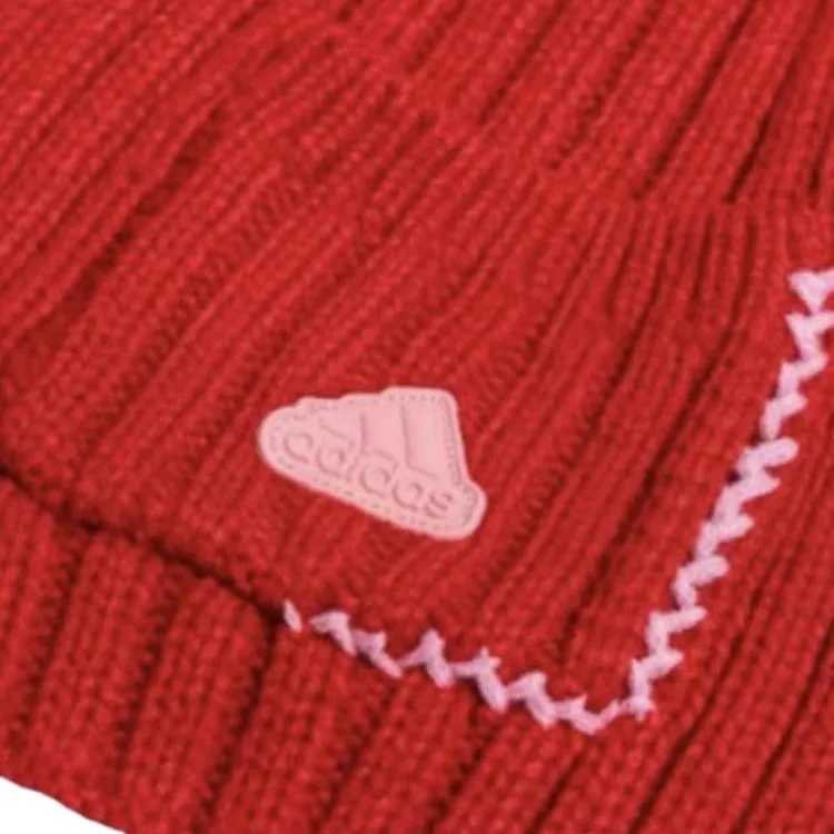 Adidas Acrylic Knit Scarves Unisex Red-2