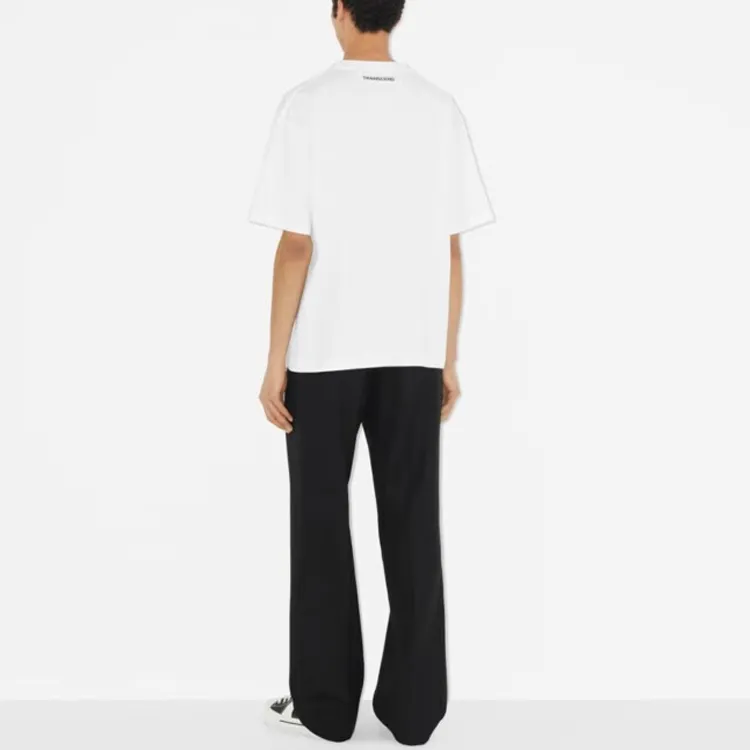 Burberry SS23 Men's Gothic Logo Print T-shirt White-6