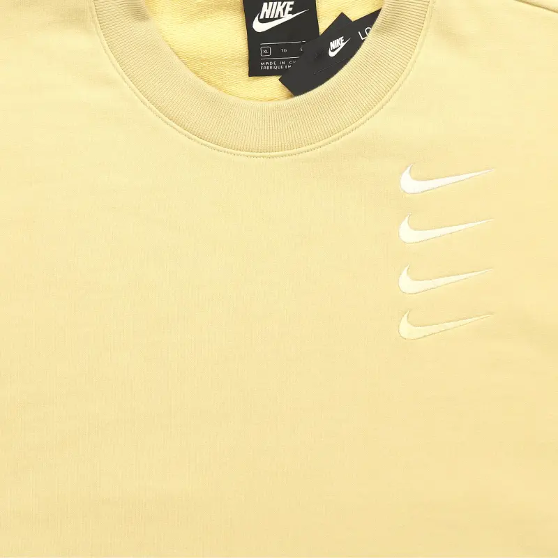 Nike Sweatshirts Men Washed Lemon-5