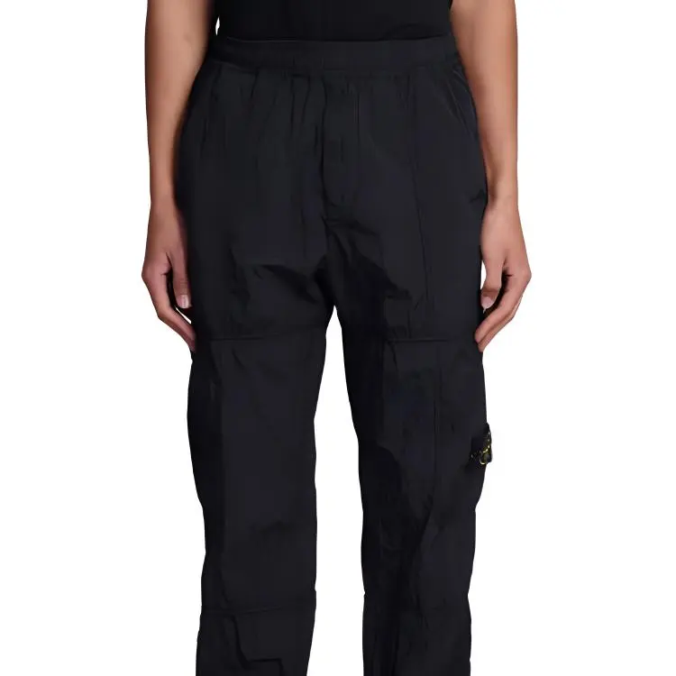 STONE ISLAND Compass badge Crinkled Track Pants-5