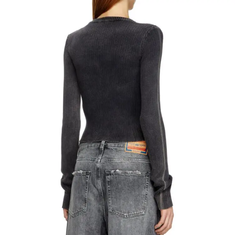 DIESEL Logo Plaque Crewneck Top-3