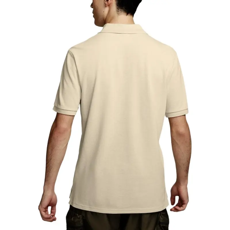 Nike Polo Shirts Men Khaki Milk Tea-3