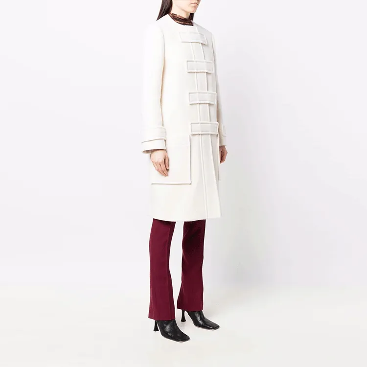 Burberry Coat 'Ivory/Blush'-3