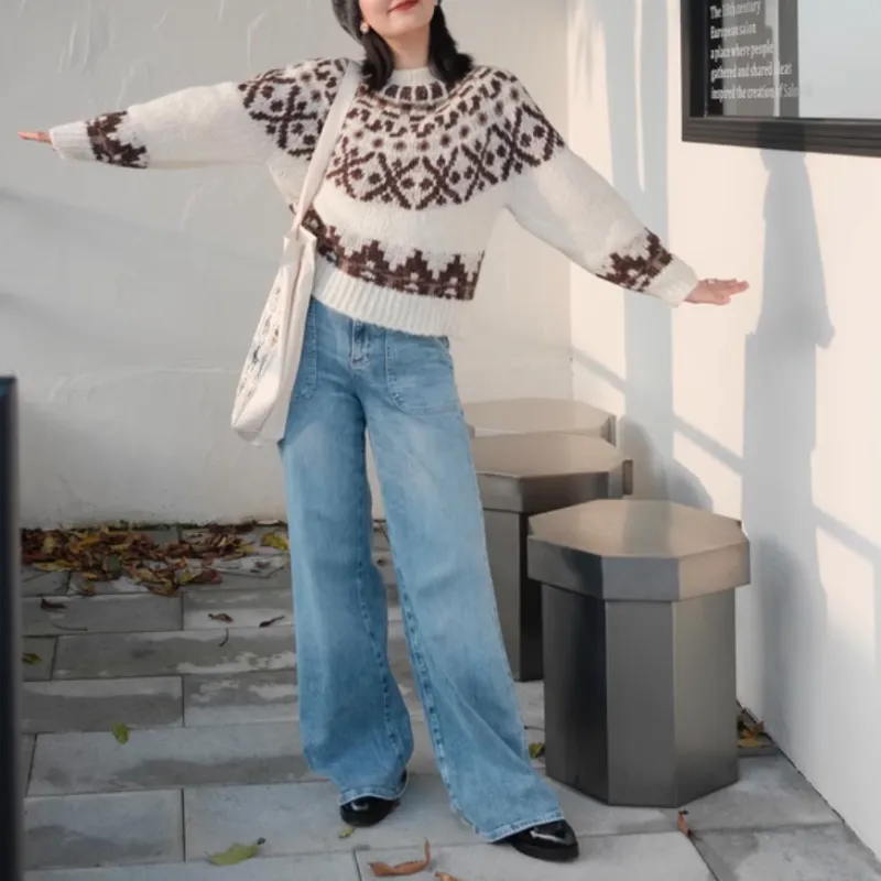 FRAME Fair Isle Sweater-4