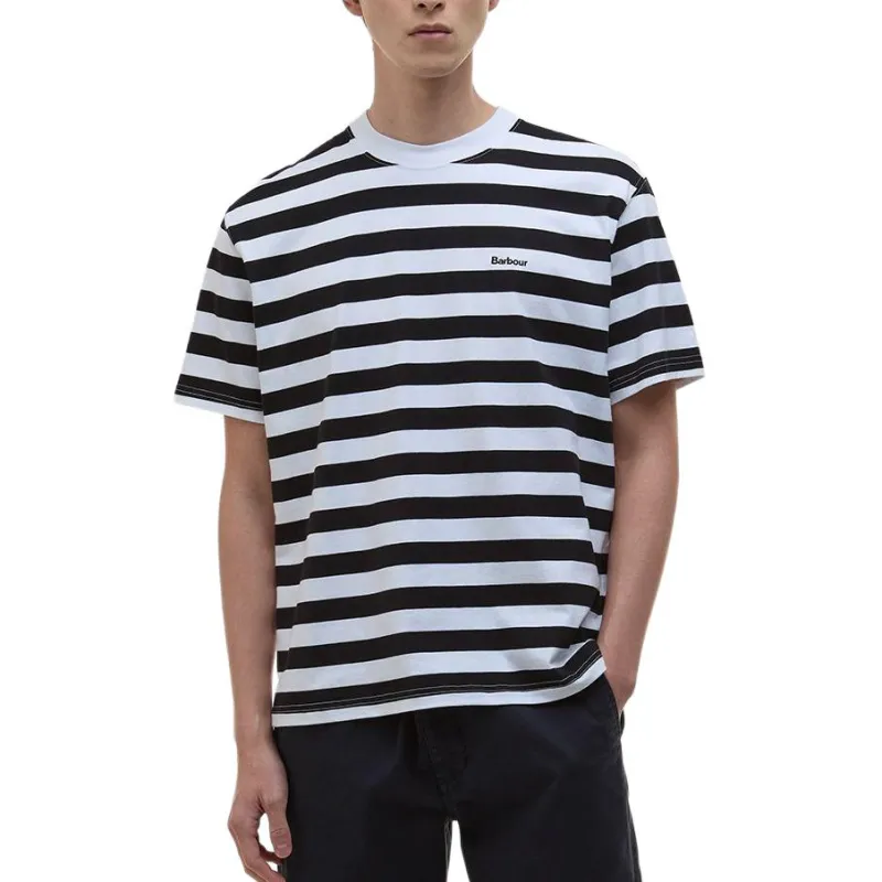BARBOUR Saltford Striped T shirt-2