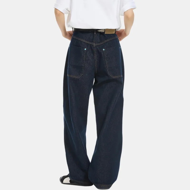 PMET Jeans Unisex Navy Blue-2