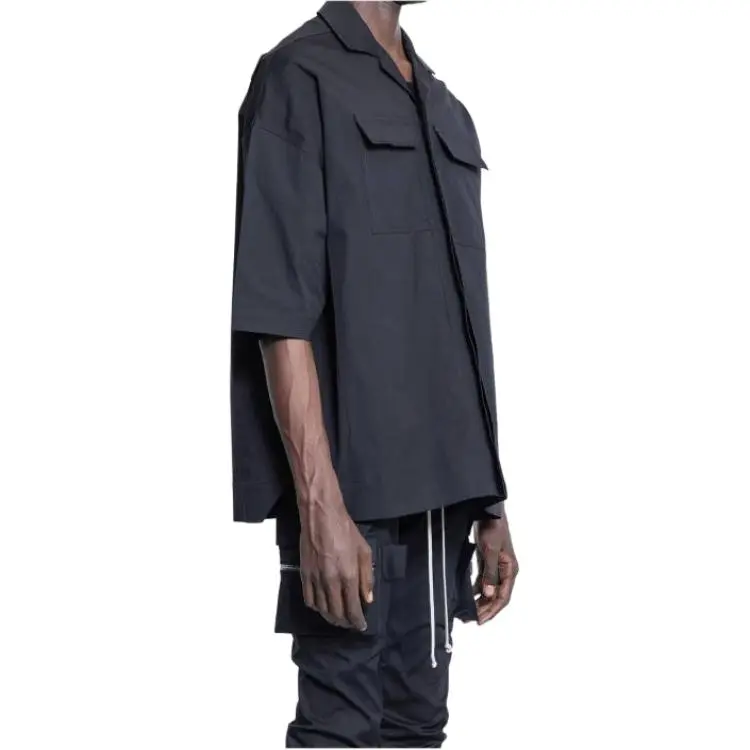 RICK OWENS/RO Shirt Men's Black-2