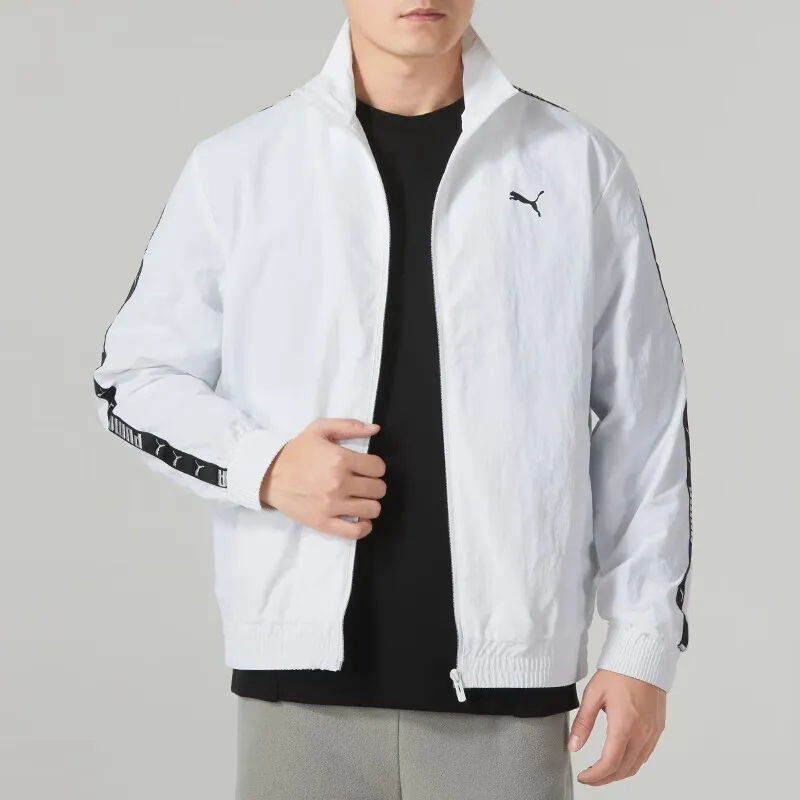 PUMA Jackets Men White-2