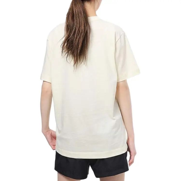 Nike T Shirt Women's Light Yellow-3