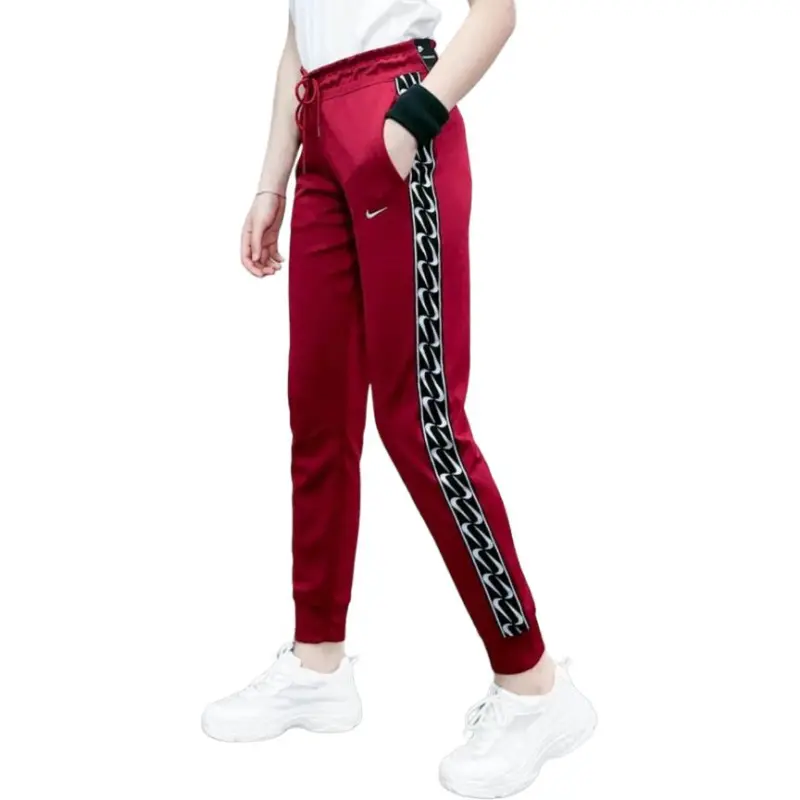 Nike Knitted Sweatpants Women's Burgundy-2