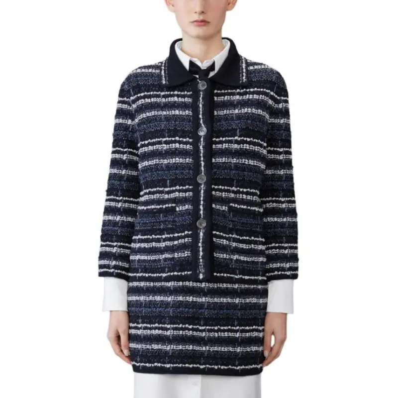 THOM BROWNE Bouclé Construction Tweed Jacket-1