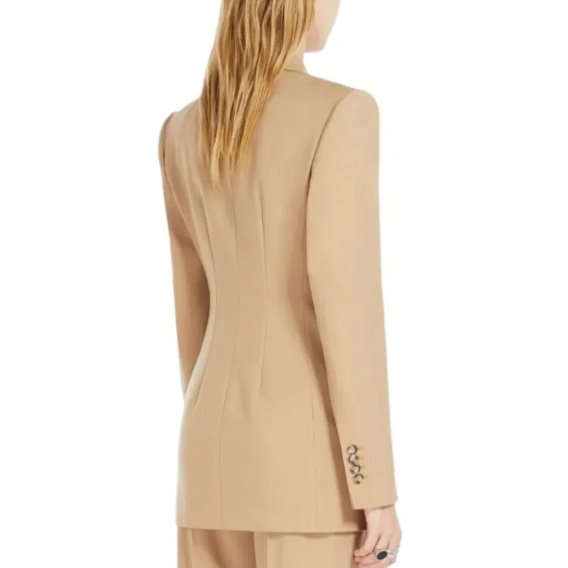SportMax Adamo Double Breasted Long Sleeved Jacket-2