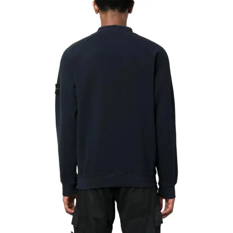 STONE ISLAND Logo Patch Crewneck Sweatshirt-4