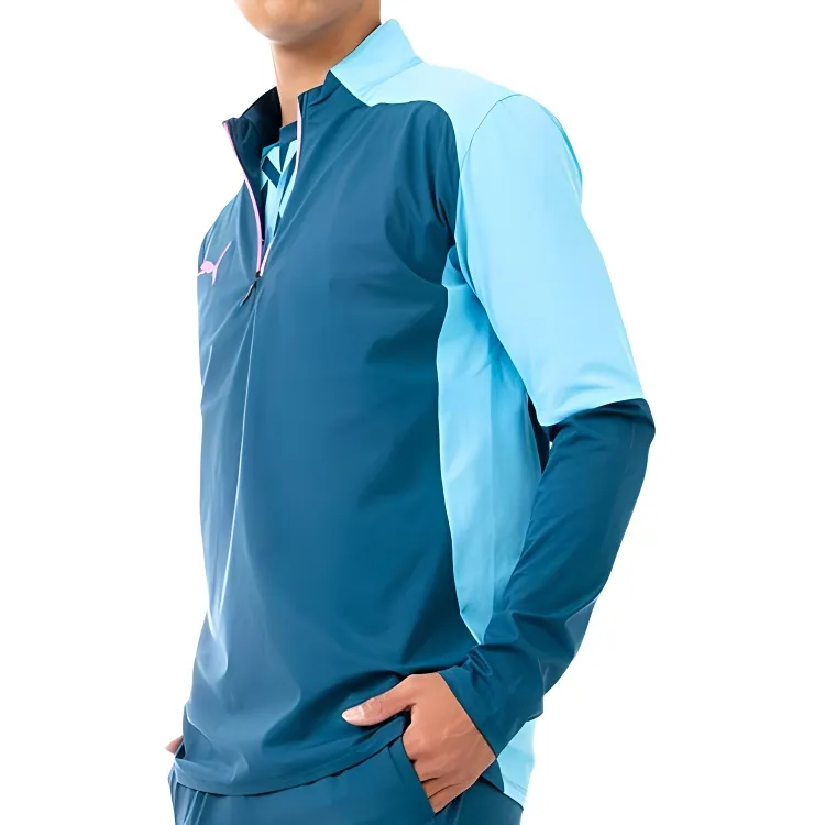 PUMA Football Pro Soccer Jerseys Men's Ocean Blue-2