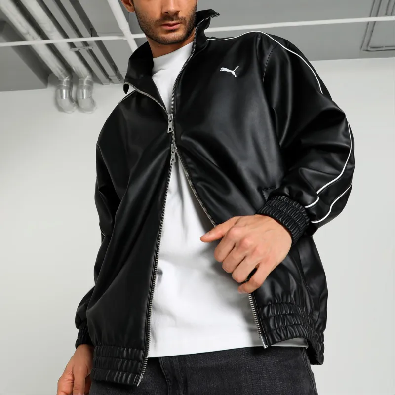 PUMA Chamarra Unisex De Cuero Sintético T7-2